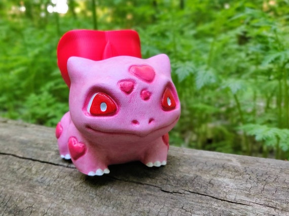 rose bulbasaur plush