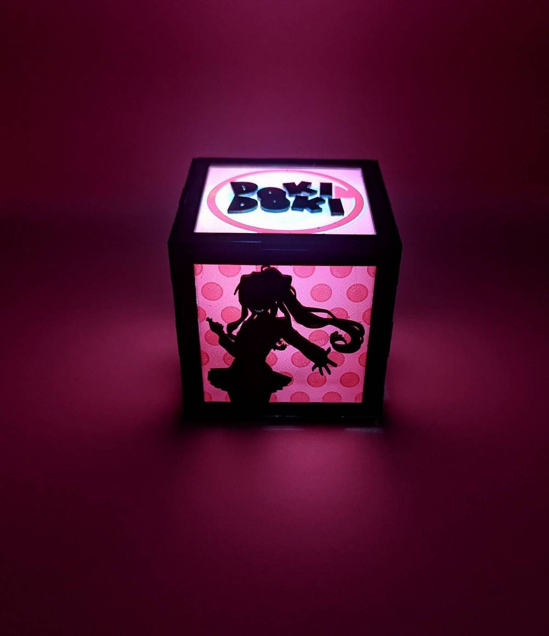 Doki Doki Literature Club LED Lantern Night Light Box - DDLC