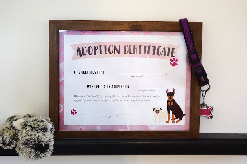 New Puppy Adoption Print