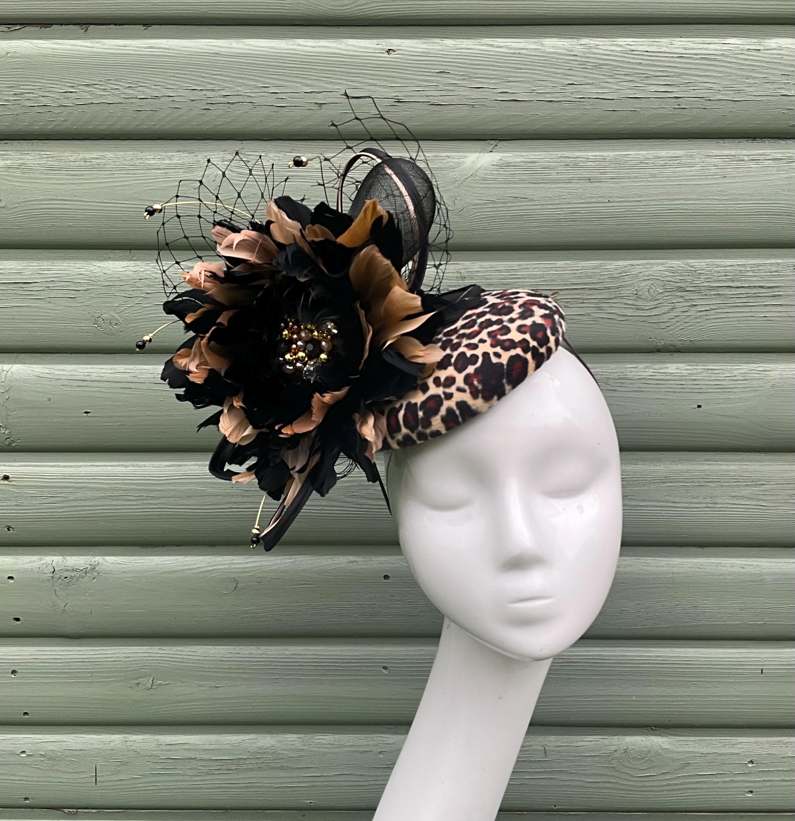 帽子 2IDIOTS LABEL PILLBOX CAP leopard Leopard Pillbox Vintage Hats for Women for sale | eBay