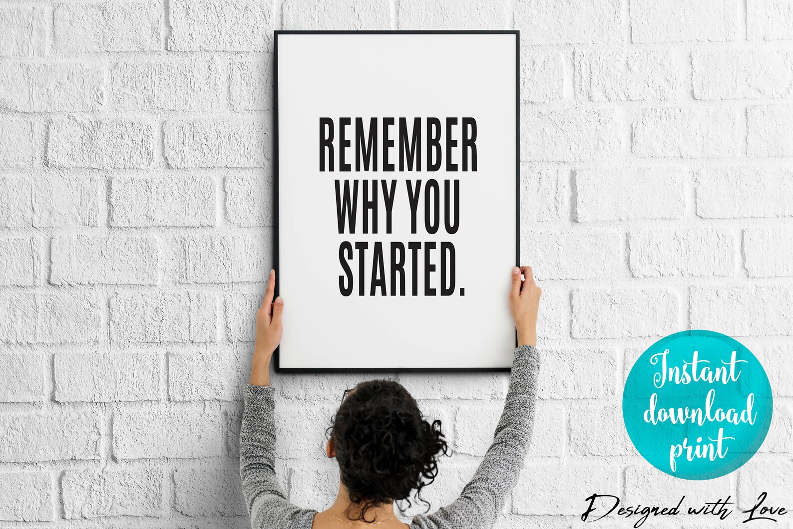 Motivational Wall Art Motivation Poster Office Wall Art Etsy