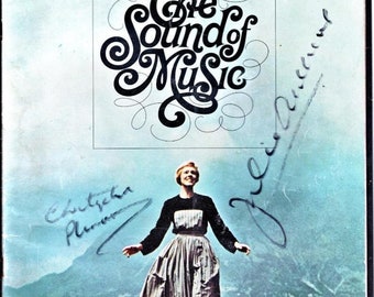 Sound of Music Autographed Julie Andrews R Rodgers C, Plummer Music Sheets