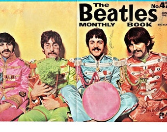 Livre mensuel des Beatles autographié par Paul McCartney, juin 1967