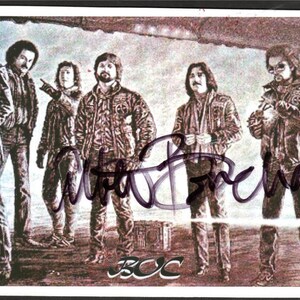 Blue Oyster Albert Bouchard DJS 4x6 autographié
