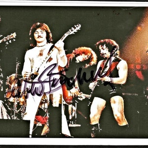 Blue Oyster Albert Bouchard DJS 4x6 autographié 2