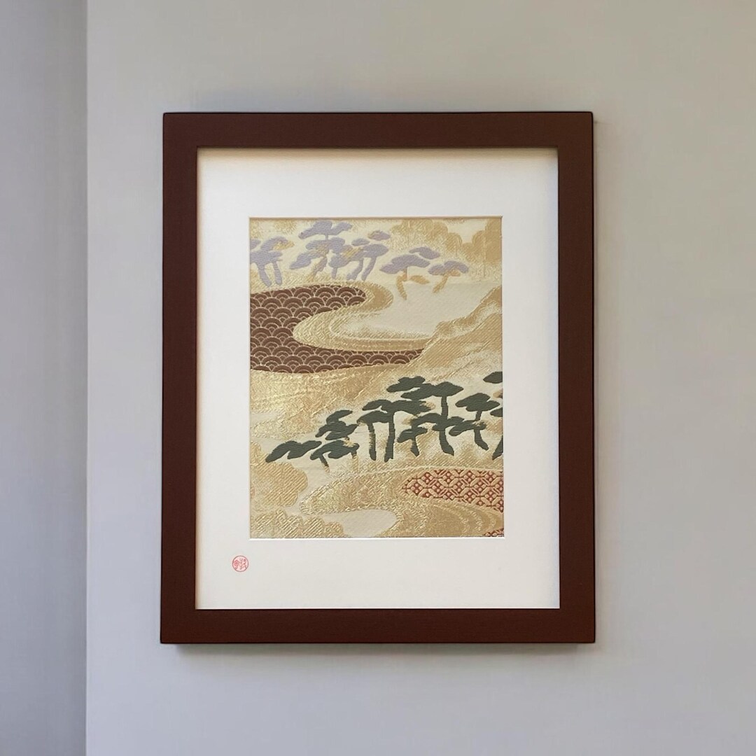Textile Wall Art, Upcycled Fabric Wall Hanging, Repurposed Artwork ... - Recycled Fabric Wall Art