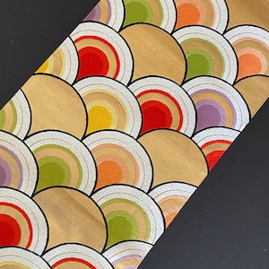 Camino de mesa moderno estrecho, rectangular, para decoración de otoño, regalo de inauguración de la casa, tapete japonés colorido