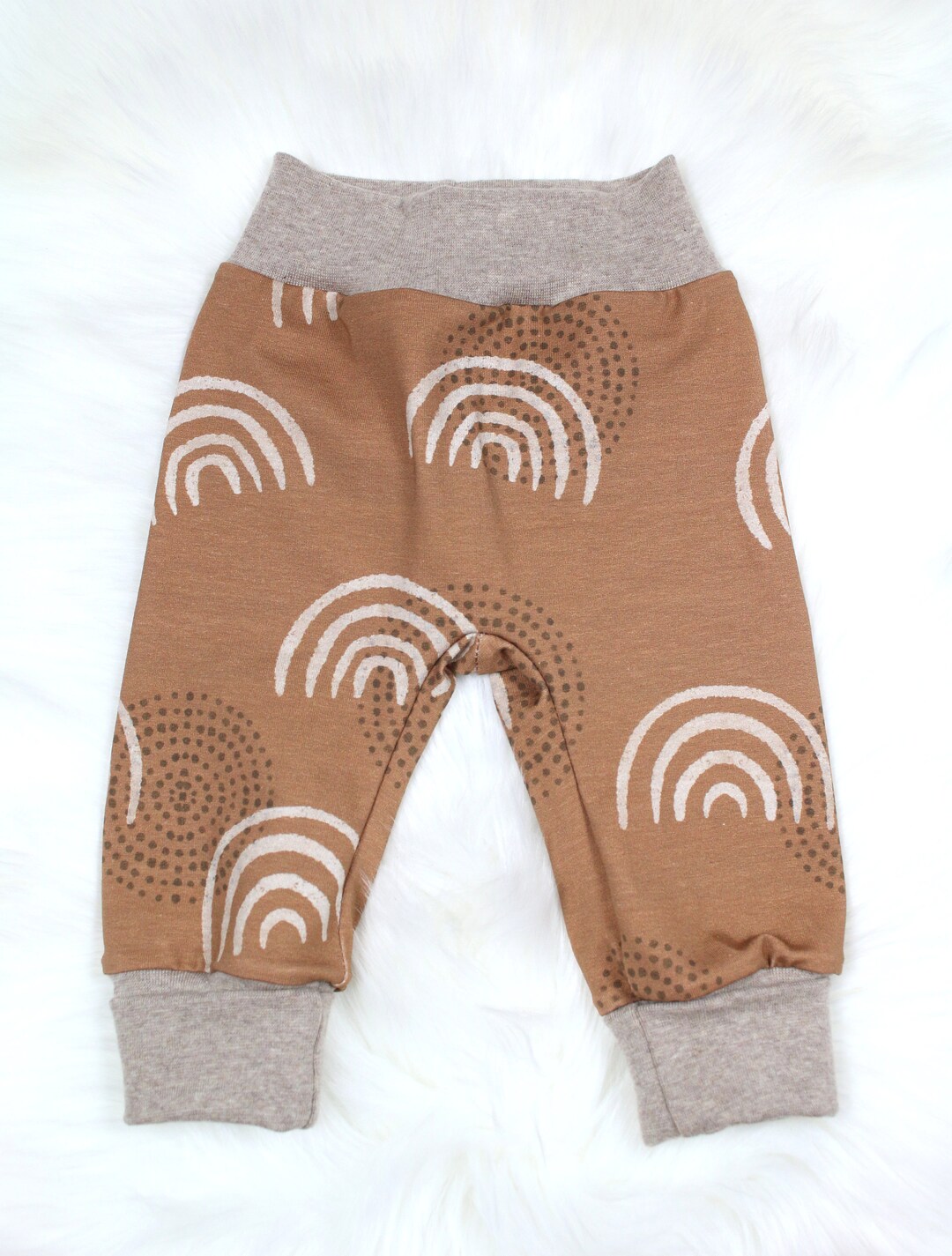 Regenbogen natur Hose zum Mitwachsen