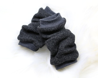 Wool walk cuffs anthracite baby cuffs leg cuffs walk new wool