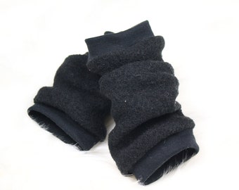 New wool merino wool wool walking cuffs baby cuffs leg cuffs walk black