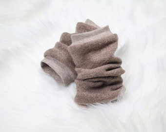 New wool merino wool wool walke cuffs baby cuffs leg warmers walk sand beige