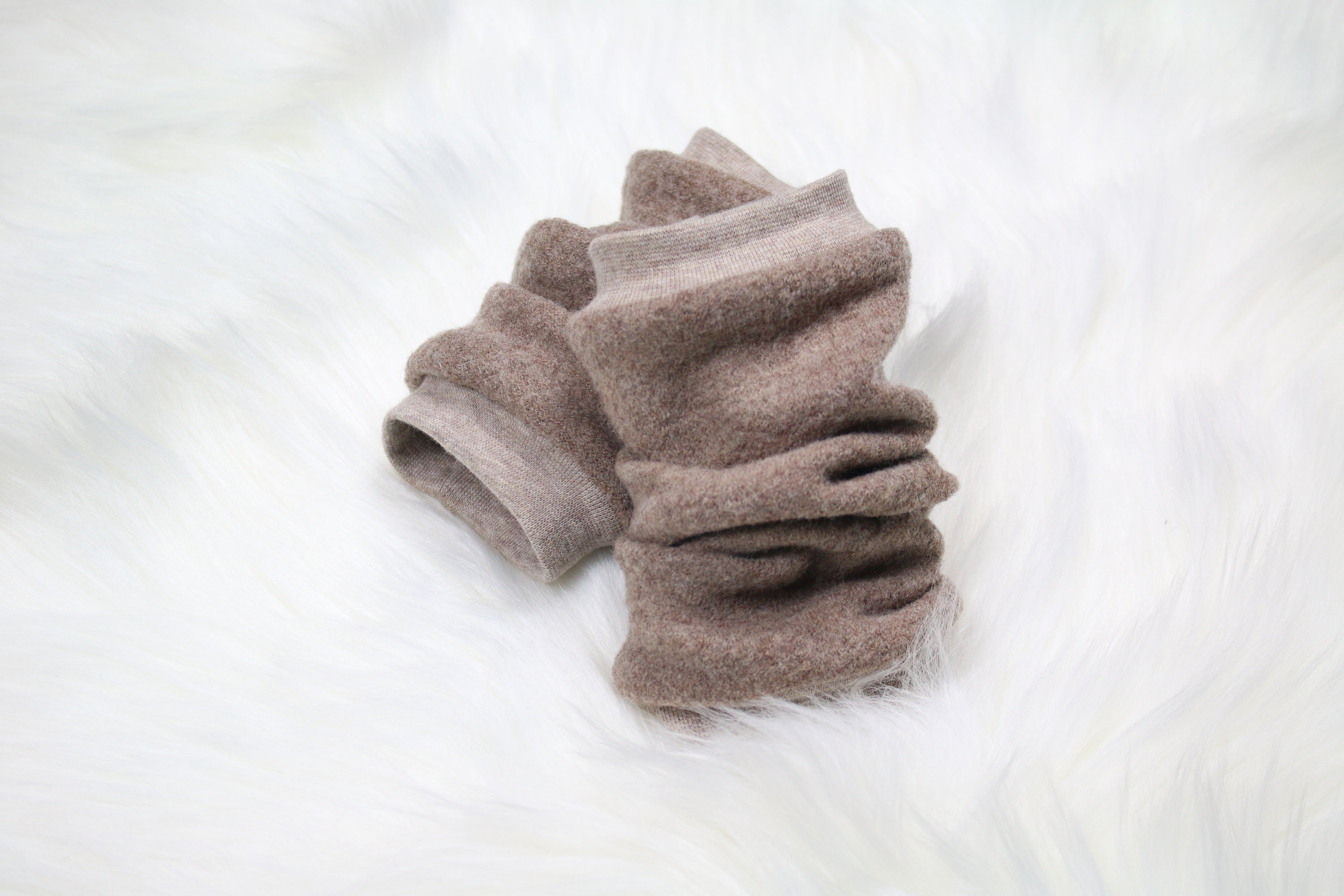 Scaldamuscoli In Lana Merino Per Bambini - 100% Lana Vergine, Maglia Grossa, Caldi E Morbidi - Foto 12