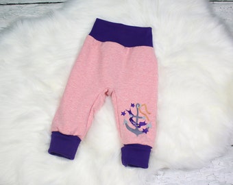 Jogging pants for growing up with anchor