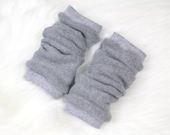 Cuffs Baby cuffs Leg cuffs knit super soft grey