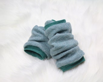 New wool merino wool wool walking cuffs baby cuffs leg cuffs walk petrol