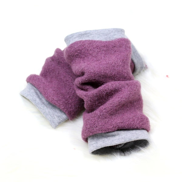 Wool walk cuffs baby cuffs leg cuffs walk virgin wool berry