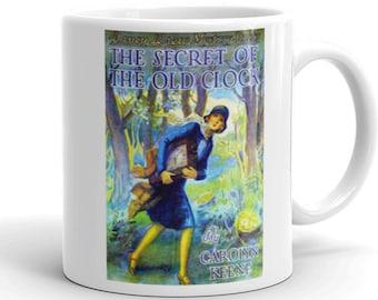 NANCY DREW Mug &quot;The Secret of the Old Clock &quot; / Vintage Nancy Drew Cover Coffee Mug/Gift Nancy Drew Mug