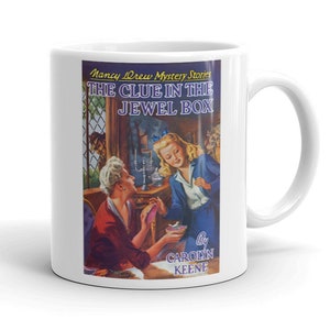 NANCY DREW Coffee Mug Cup &quot;The Clue in the Jewel Box&quot; Nancy Drew Mystery Stories