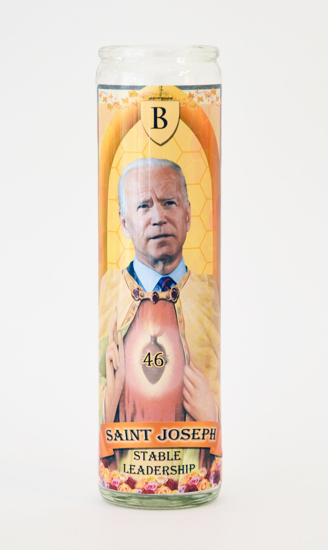 Saint Joseph JOE BIDEN Prayer Candle Joe Biden Novelty Parody Etsy