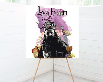 LABAN — DIGITAL FILE Book of Mormon Characters with Watercolor Accents