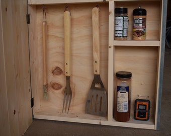 Outdoor Grill Bbq Tool Storage Pitmaster Club