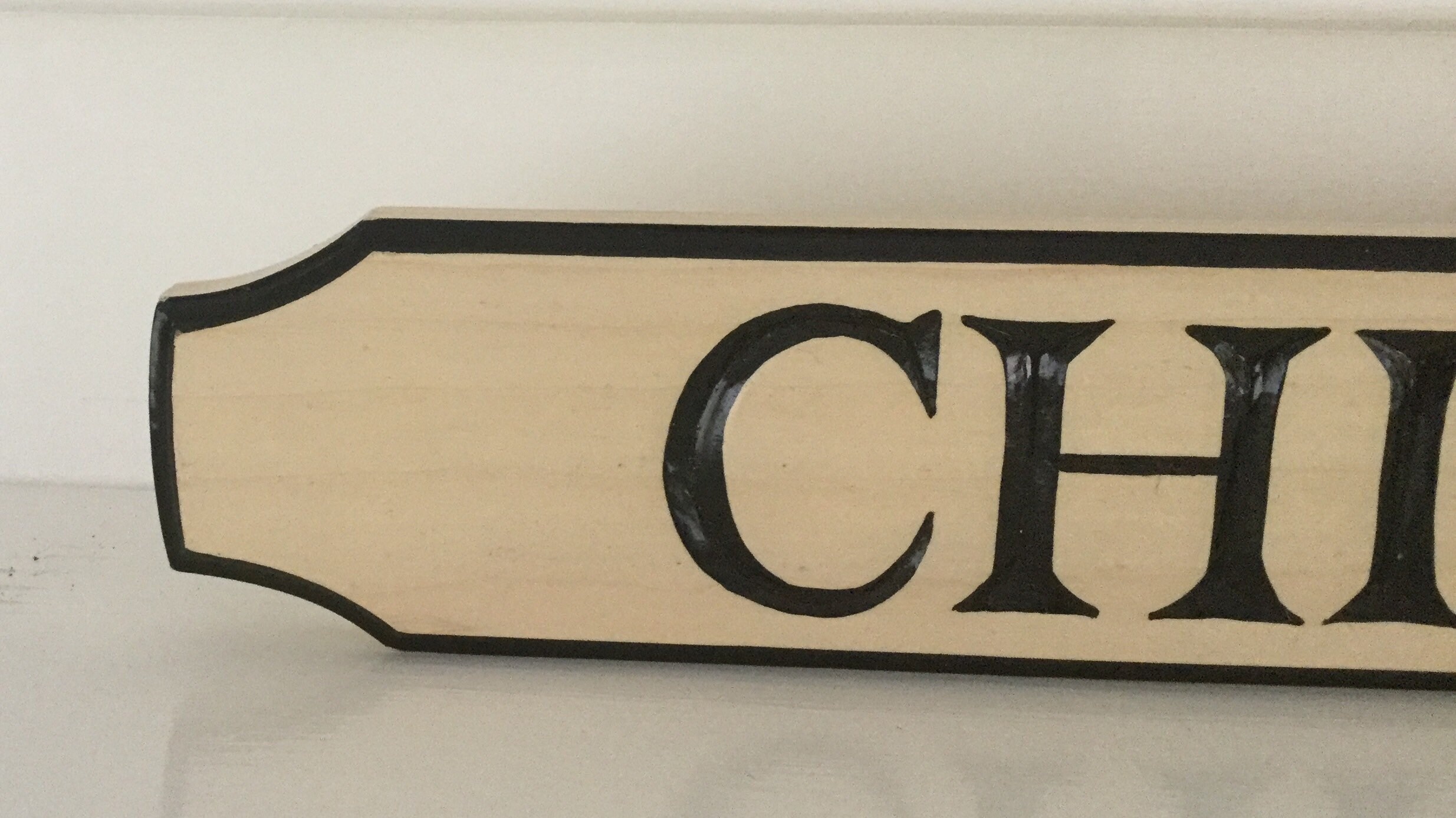 CHILMARK hand carved quarter board natural stain with black Etsy