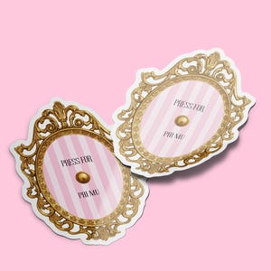 Phi Mu - Sticker - Press for Phi Mu Sticker – Sorority Big Little Gift, Phi Mu Greek Life Decal