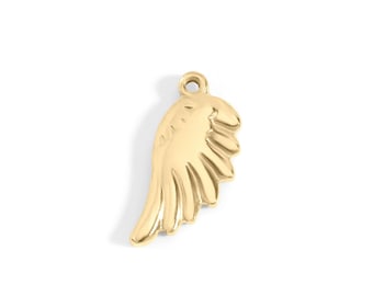 Pi Beta Phi - Dije - Dije de ala de ángel - Joyería con símbolo de hermandad - Complemento para pulsera o collar - Regalo para grandes y pequeños o de iniciación