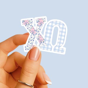 Chi Omega - Sticker - Large Mixed Patchwork - Sorority Decal - Big Little Gift - Greek Merch