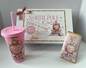 Personalised Christmas Eve set | Gift box | Christmas set | Christmas gifts | Magical train design | North Pole