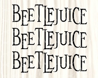 Beetlejuice Svg Etsy
