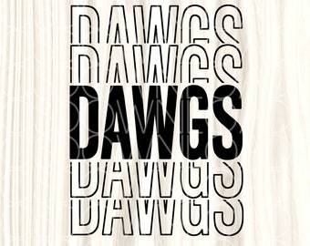Georgia Dawgs Svg Etsy