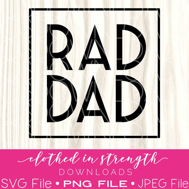 Download Rad Dad PNG Télécharger Cool Dad SVG fichier des ...