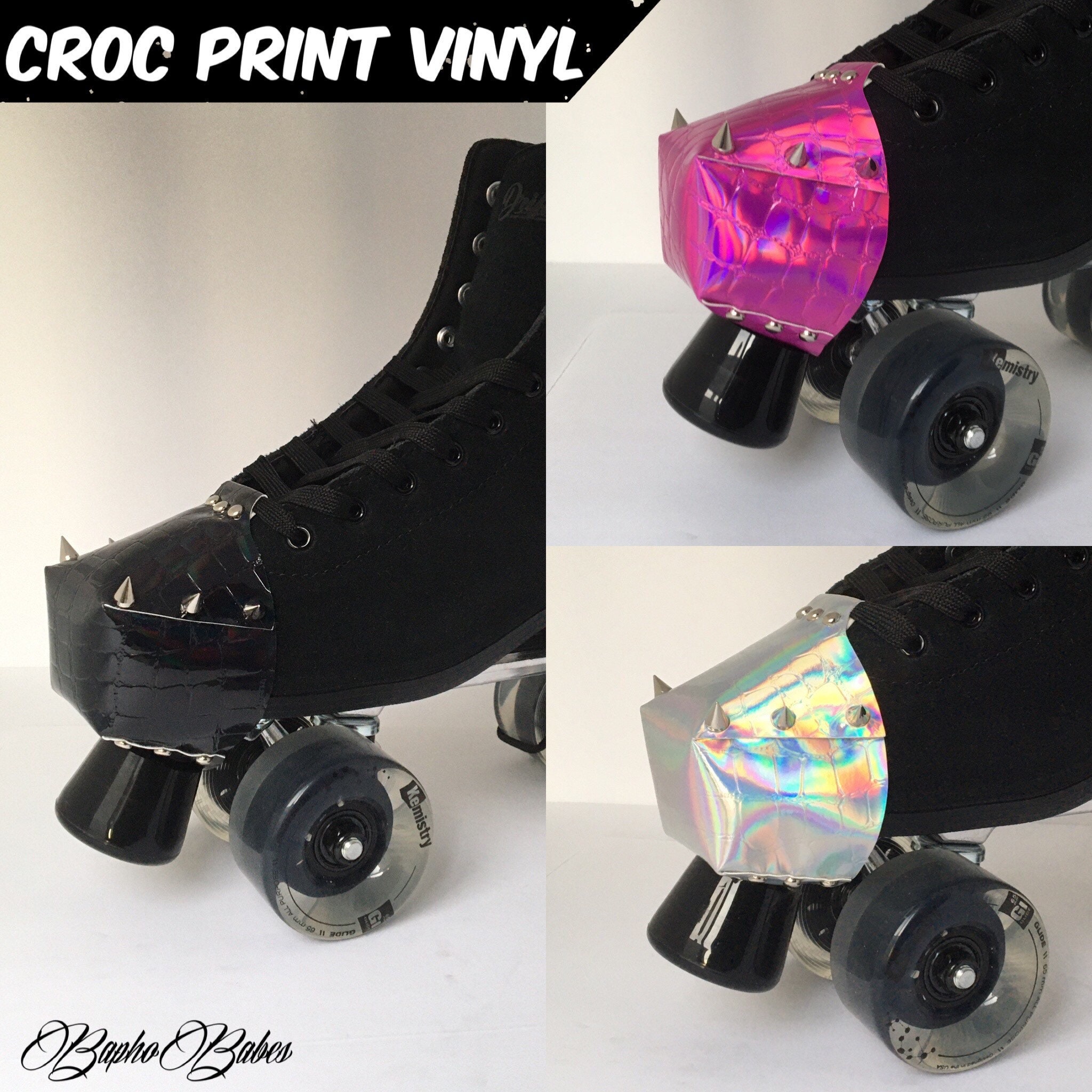 Roller Skate Quad Skate Toe Caps Toe Guards Skate Covers Studded Punk