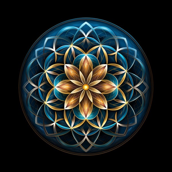 Flower of Life Inspired Digital Download Collection