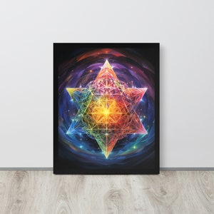 Merkaba Inspired Framed Poster
