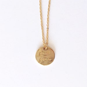 Faith Over Fear Necklace