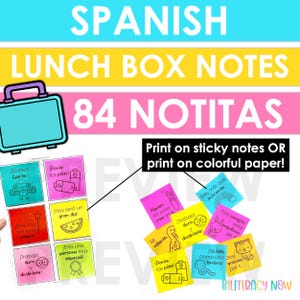 以下が含まれることがあります： スペイン語のフレーズが印刷された、カラフルな粘着メモ84枚セット。メモには、サル、スイカ、恐竜、ミミズ、ウサギ、猫のイラストが描かれています。ランチボックスでの使用を目的としています。