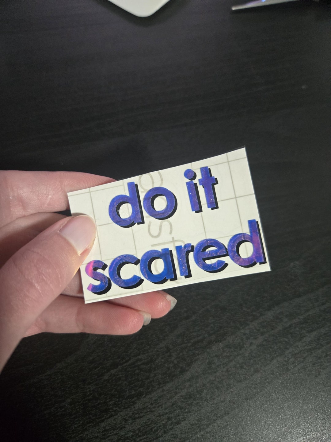 Do It Scared Vinyl Decal | Anxiety Reminder | Stop Avoiding Decal for ...