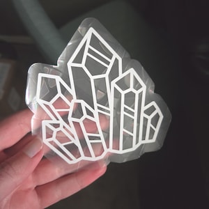 Crystal Rainbow Suncatcher Sticker: Removable Window Cling
