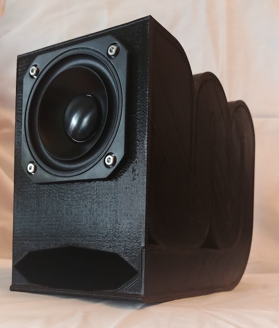 Full Range Bookshelf Speakers With Matched Bluetooth Amp Etsy