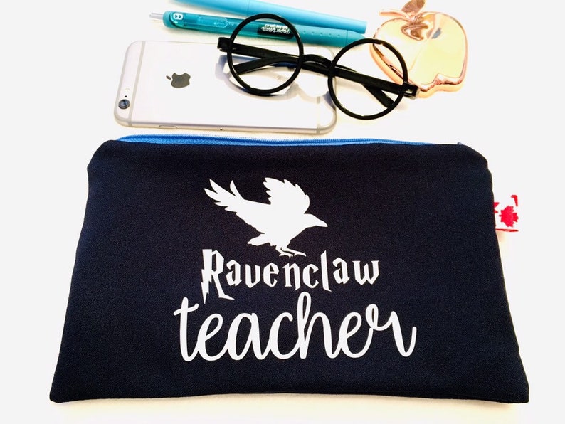 Teacher Pouch zipper pouch School Pencil case Teacher gift under 20 dollars Hogwarts teacher zipper pouch