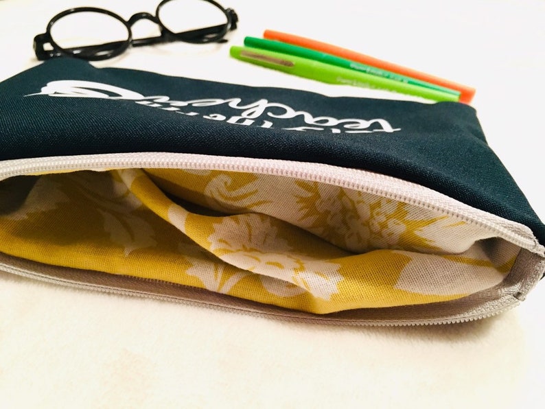 Teacher Pouch zipper pouch School Pencil case Teacher gift under 20 dollars Hogwarts teacher zipper pouch