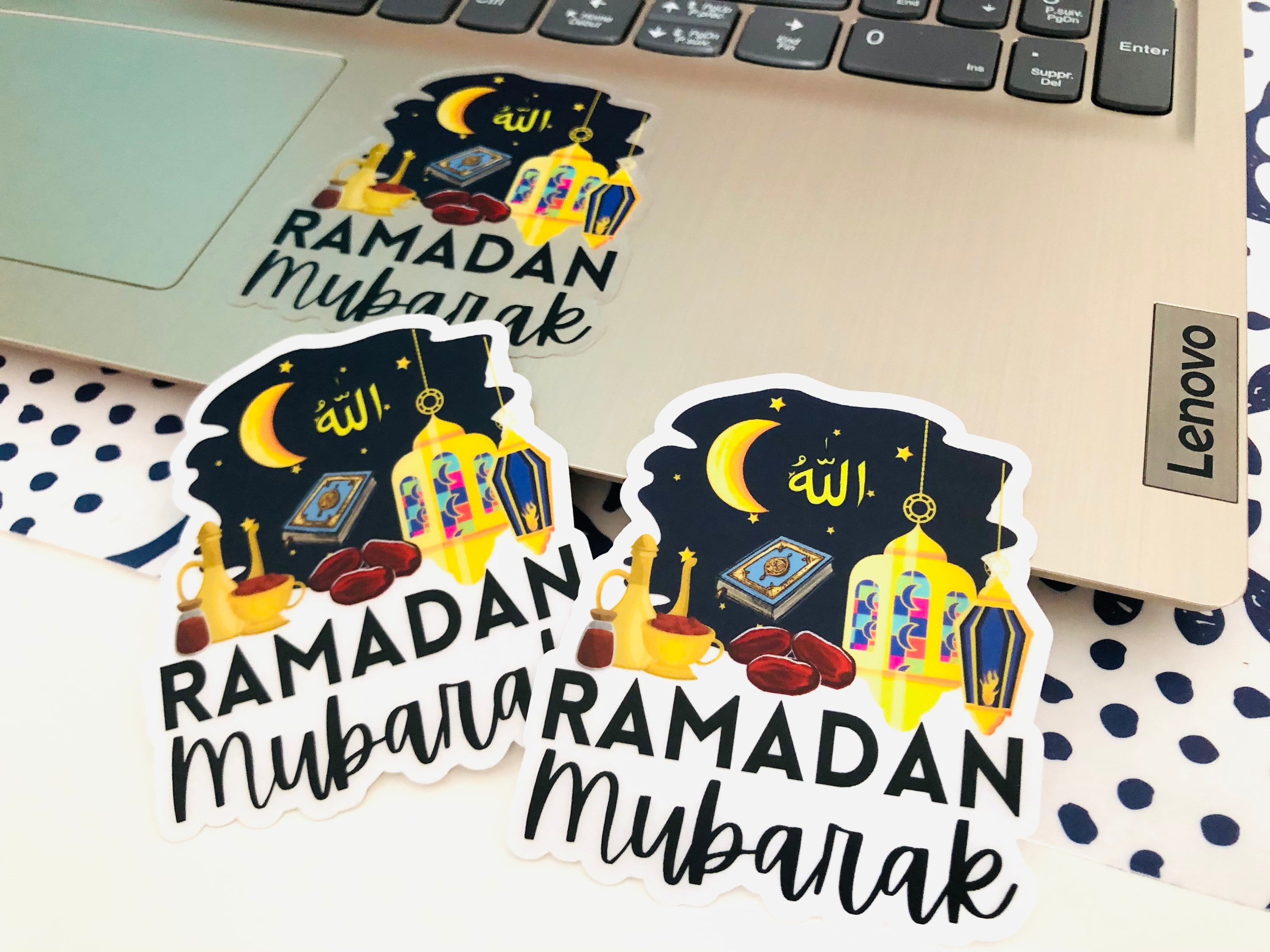 Ramadan Sticker Ramadan Mubarak mug sticker Ramadan Laptop Etsy