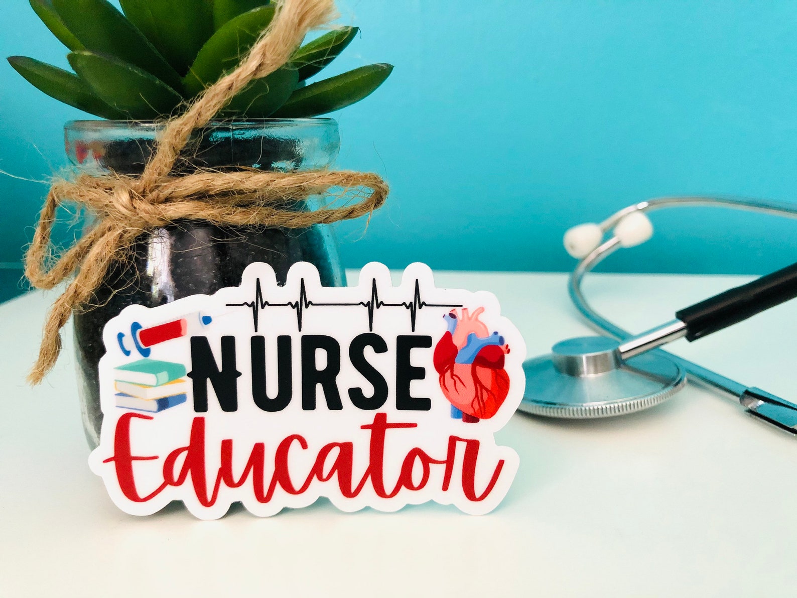 Nurse Educator Sticker/Nurse laptop sticker/Nurse gift/Nurse Etsy