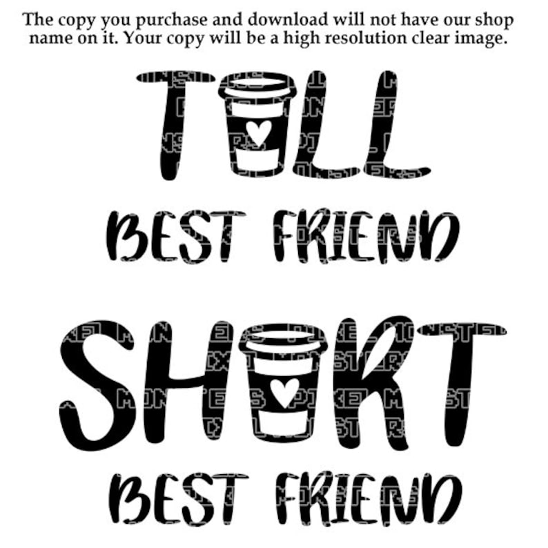 Download Tall Best Friend Short Best Friend Coffee Svg file Coffee ...