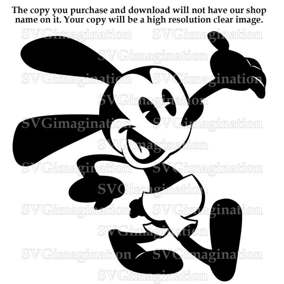 Disney Svg Disney Oswald Svg Svg File Instant Download Etsy
