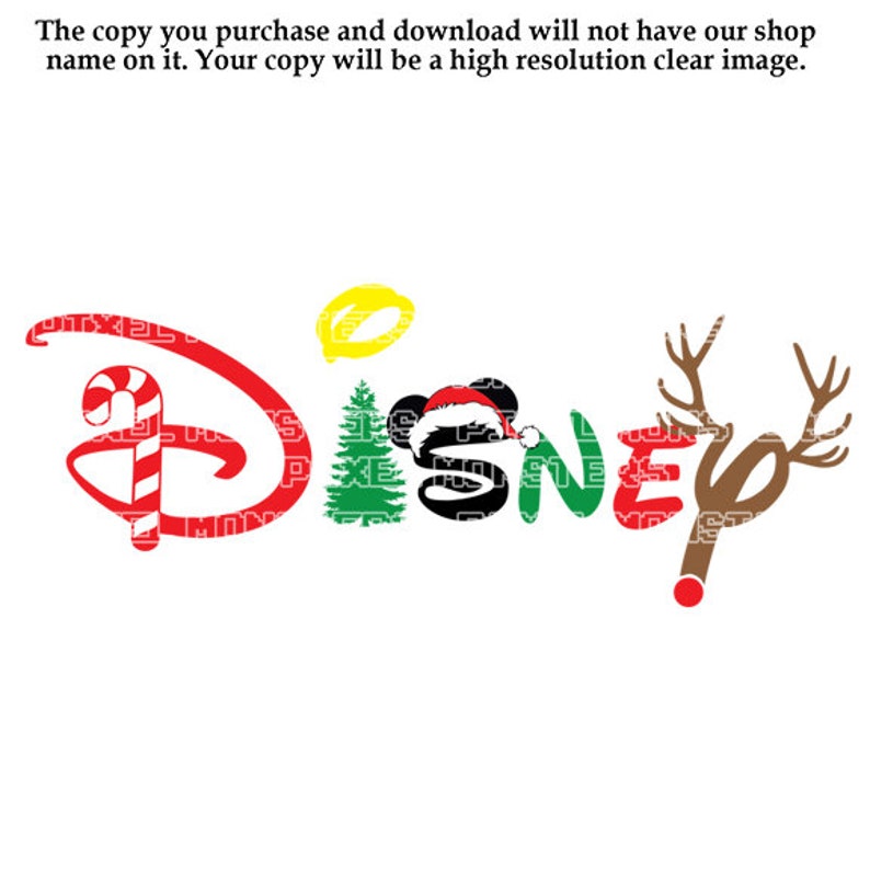 Download Disney Christmas Svg File Svg File Download Christmas Svg Etsy PSD Mockup Templates