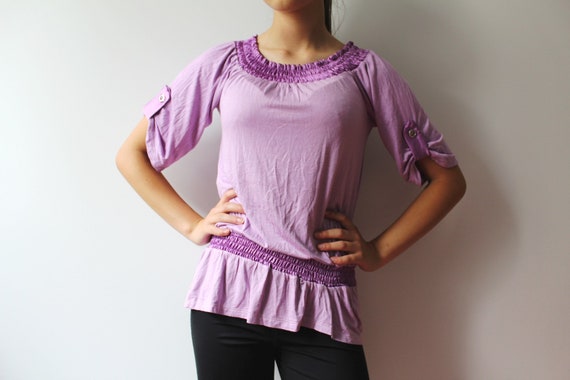 women's blouses with elastic waist