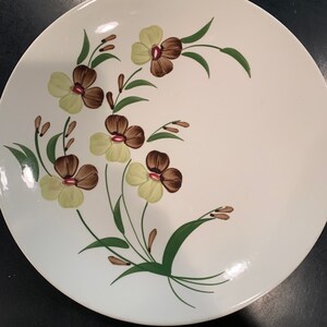 BLUE RIDGE Sunny Spray 9.5" DINNER PLATE  Southern Potteries 11F  USA 